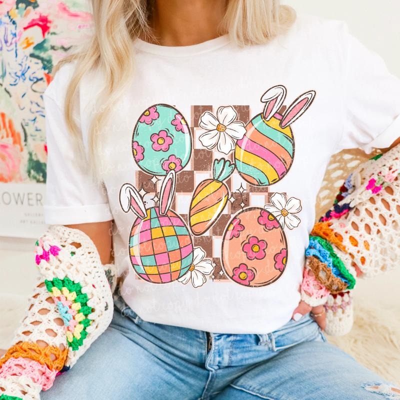 Retro Easter DTF Transfers THIS IS NOT - Adult & Kids T-Shirts, Sweatshirts & Hoodies apparel design preview 1