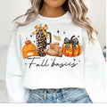 Retro Fall Basics Pumpkin Bow DRG Coquette Autumn - Adult & Kids T-Shirts, Sweatshirts & Hoodies apparel design preview 1