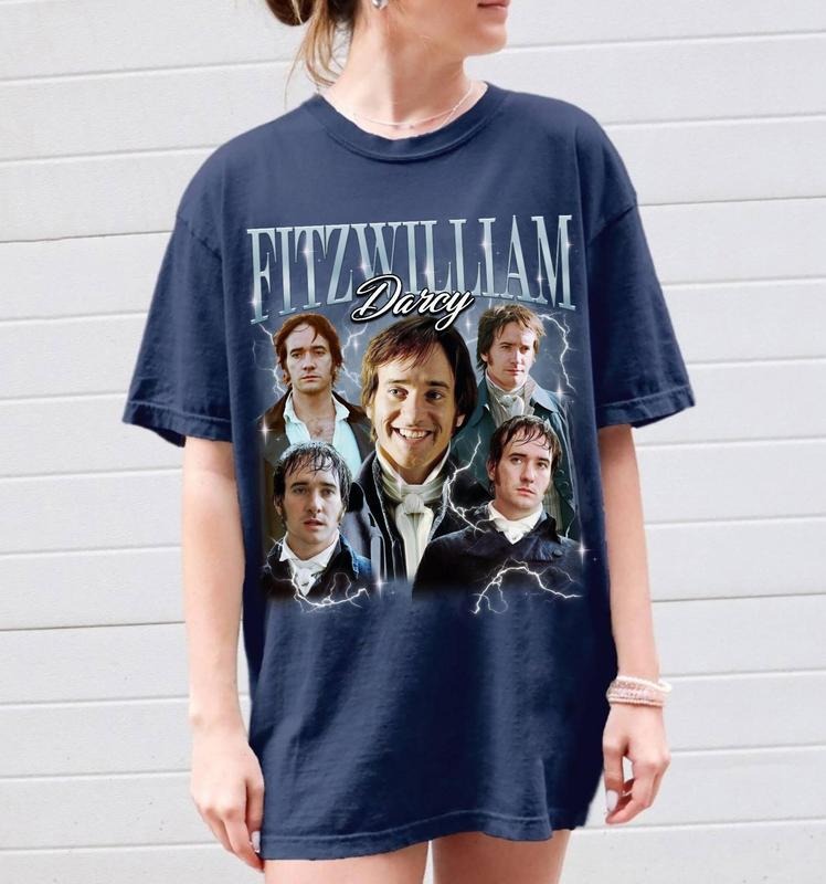 Retro Fitzwilliam Darcy Mr Pride Prejudice Fan - Adult & Kids T-Shirts, Sweatshirts & Hoodies apparel design preview 1