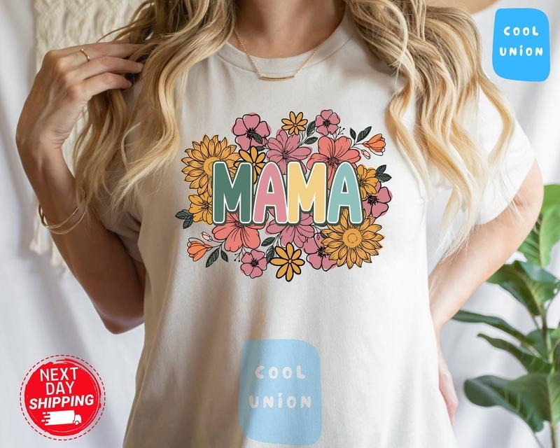 Retro Floral Mama Mom Best Price - Adult & Kids T-Shirts, Sweatshirts & Hoodies apparel design preview 1