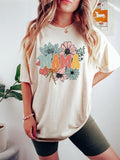 Retro Floral Mama Mom - Adult & Kids T-Shirts, Sweatshirts & Hoodies apparel design preview 1