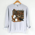 Retro Ghost Reading Books Librarian Halloween Teacher - Adult & Kids T-Shirts, Sweatshirts & Hoodies apparel design preview 1