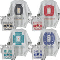 Retro All Team Football 2 Sided Ash Grey Thowback - Adult & Kids T-Shirts, Sweatshirts & Hoodies apparel design preview 1