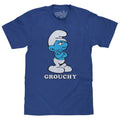 Retro Grouchy Smurf Royal Blue - Adult & Kids T-Shirts, Sweatshirts & Hoodies apparel design preview 1