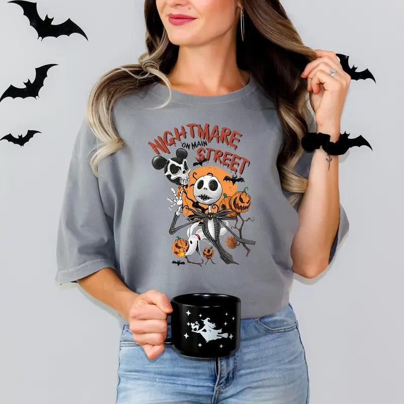 Retro Halloween Nightmare Street Vintage Not So Scary - Adult & Kids T-Shirts, Sweatshirts & Hoodies apparel design preview 1
