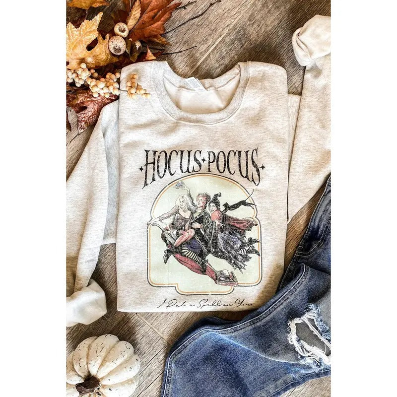 Retro Hocus Pocus Sanderson Halloween - Adult & Kids T-Shirts, Sweatshirts & Hoodies apparel design preview 1