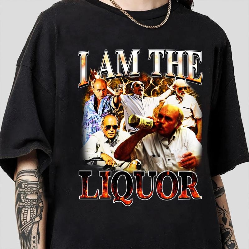 Retro I Am Liquor Meme Hilarious Parody Drunk Funny - Adult & Kids T-Shirts, Sweatshirts & Hoodies apparel design preview 1