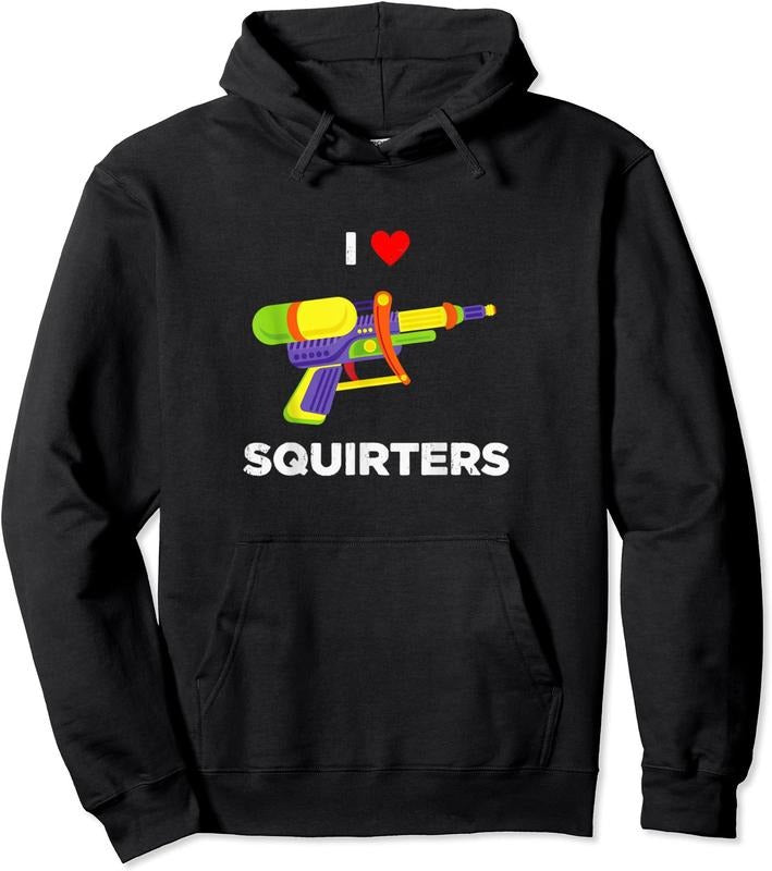 Retro I Heart Squirters Love Hooded - Adult & Kids T-Shirts, Sweatshirts & Hoodies apparel design preview 1