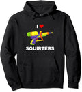 Retro I Heart Squirters Love Hooded - Adult & Kids T-Shirts, Sweatshirts & Hoodies apparel design preview 1