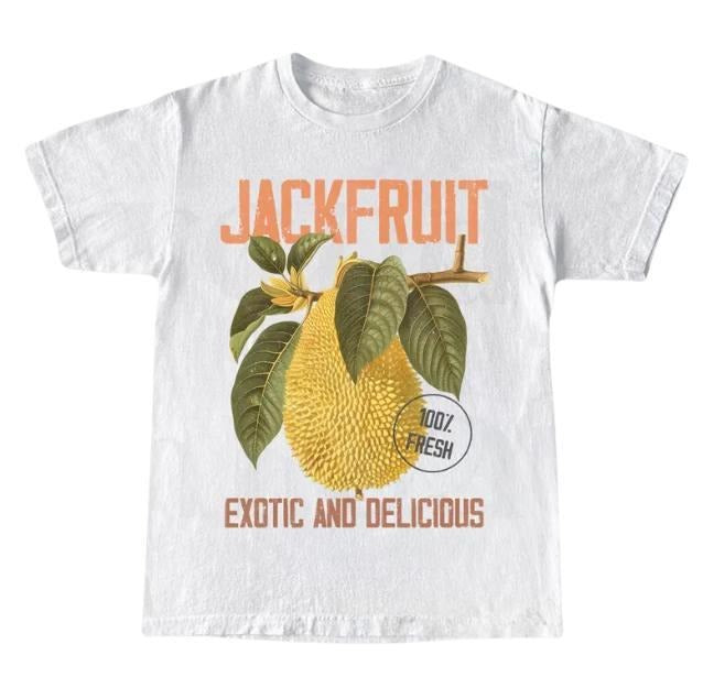 Retro Jackfruit Commercial Vintage Cotton Y2k Top - Adult & Kids T-Shirts, Sweatshirts & Hoodies apparel design preview 1