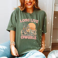 Retro Long Live Cowgirls Western Rodeo Country Girl - Adult & Kids T-Shirts, Sweatshirts & Hoodies apparel design preview 1