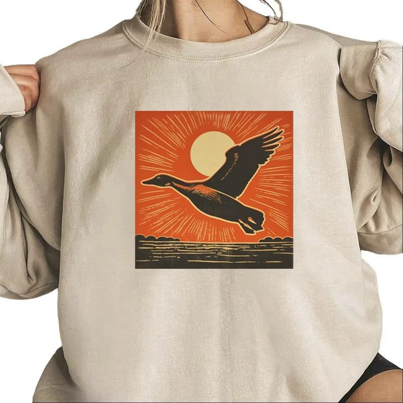 Retro Mallard Duck Hunting Cute Hunters #A2501 Cotton - Adult & Kids T-Shirts, Sweatshirts & Hoodies apparel design preview 1