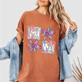Retro Mama Floral Mom Coquette Bow Preppy Top - Adult & Kids T-Shirts, Sweatshirts & Hoodies apparel design preview 1