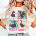 Retro Mama Goose Coquette Bow Floral Lover Preppy - Adult & Kids T-Shirts, Sweatshirts & Hoodies apparel design preview 1