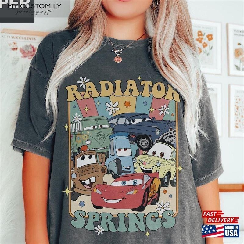Retro McQueen Cars Movie Lightning Piston Cup - Adult & Kids T-Shirts, Sweatshirts & Hoodies apparel design preview 1