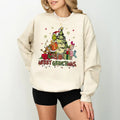 Retro Merry Grinchmas Grinchh Tree Whovilles - Adult & Kids T-Shirts, Sweatshirts & Hoodies apparel design preview 1