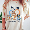 Retro Mom Blueyyy Blueyy Life Funny BBlueyy - Adult & Kids T-Shirts, Sweatshirts & Hoodies apparel design preview 1