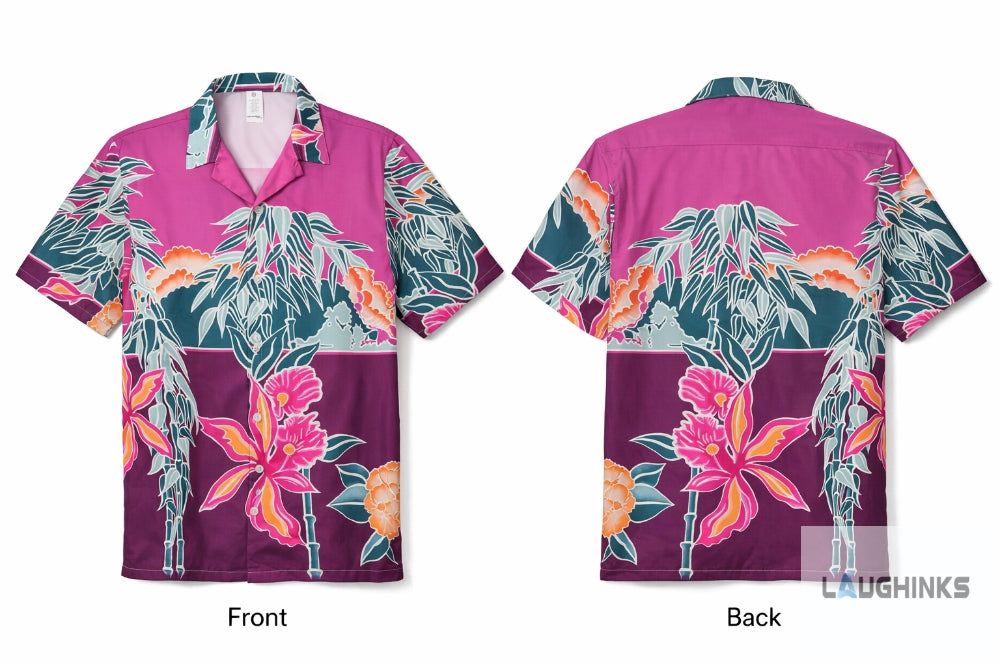 Retro Rifle Scarface V2 Full Printed Hawaiian - Adult & Kids T-Shirts, Sweatshirts & Hoodies apparel design preview 1