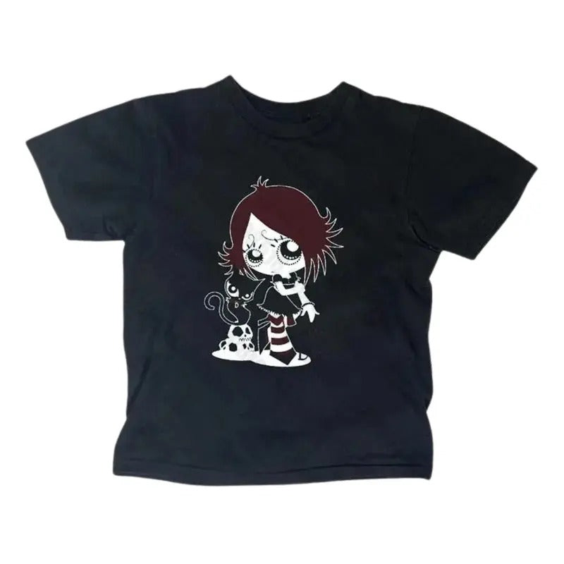 Retro Ruby Gloom Baby Emo Scene 2000s Clothes Y2k Top - Adult & Kids T-Shirts, Sweatshirts & Hoodies apparel design preview 1