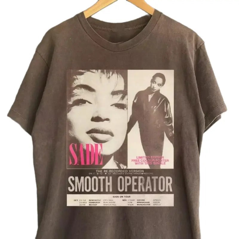 Retro Sade Adu Smooth Operator Short Sleeve Best Fans - Adult & Kids T-Shirts, Sweatshirts & Hoodies apparel design preview 1