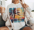 Retro Salty Soul Summer Beach Sea Salt Sand Vacation - Adult & Kids T-Shirts, Sweatshirts & Hoodies apparel design preview 1