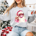 Retro Santa Blowing Bubble Vintage Merry Funny - Adult & Kids T-Shirts, Sweatshirts & Hoodies apparel design preview 1