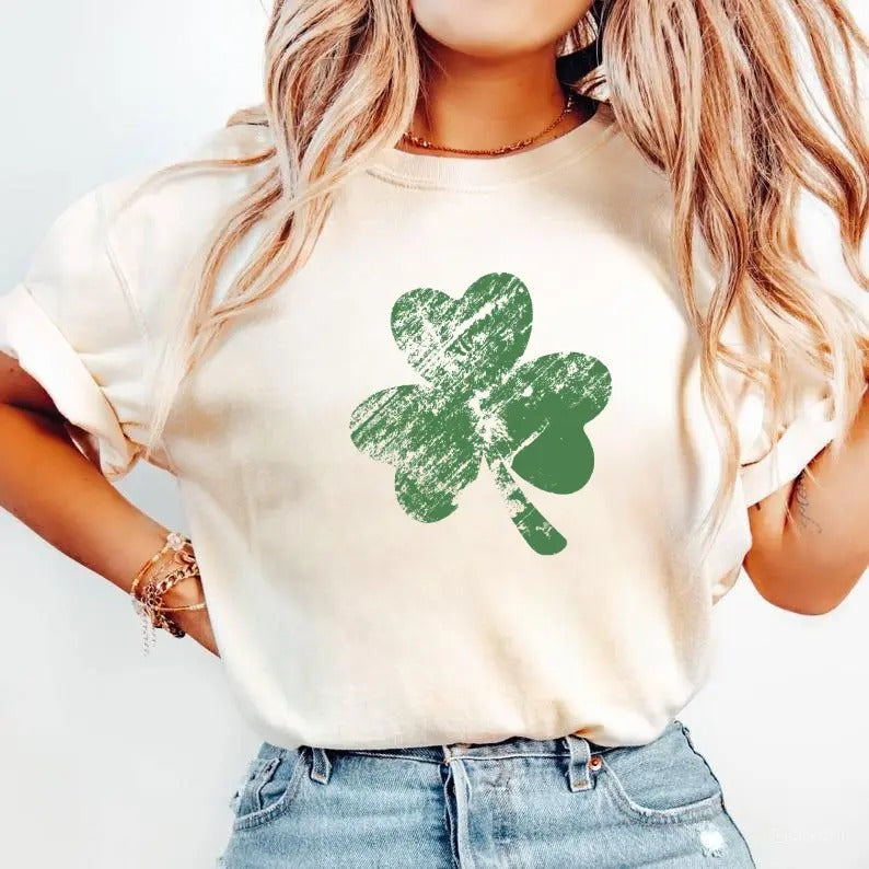 Retro Shamrock Shenanigans Cute St Patricks Day Shist - Adult & Kids T-Shirts, Sweatshirts & Hoodies apparel design preview 1
