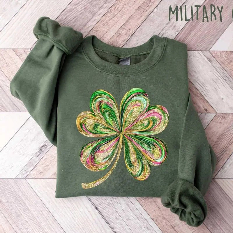 Retro Shamrock Shenanigans Cute St Patricks Day Lucky - Adult & Kids T-Shirts, Sweatshirts & Hoodies apparel design preview 1