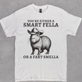 Retro Smart Fella Capybara 90s Funny Vintage Washed - Adult & Kids T-Shirts, Sweatshirts & Hoodies apparel design preview 1