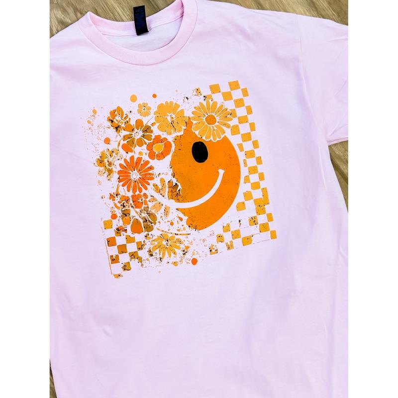 Retro Smiley Top - Adult & Kids T-Shirts, Sweatshirts & Hoodies apparel design preview 1