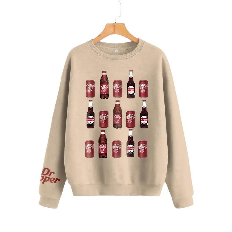 Retro Soda Can Vintage Dr Pepper Fabric - Adult & Kids T-Shirts, Sweatshirts & Hoodies apparel design preview 1