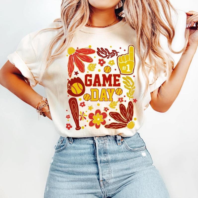 Retro Softball Bundle Mama Coquette Game Day Bow - Adult & Kids T-Shirts, Sweatshirts & Hoodies apparel design preview 1