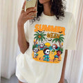 Retro Summer Halloween Funny Summerween Horror - Adult & Kids T-Shirts, Sweatshirts & Hoodies apparel design preview 1