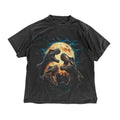 Retro T Rex Dinosaur Moonlit Jurassic Vintage Lovers - Adult & Kids T-Shirts, Sweatshirts & Hoodies apparel design preview 1