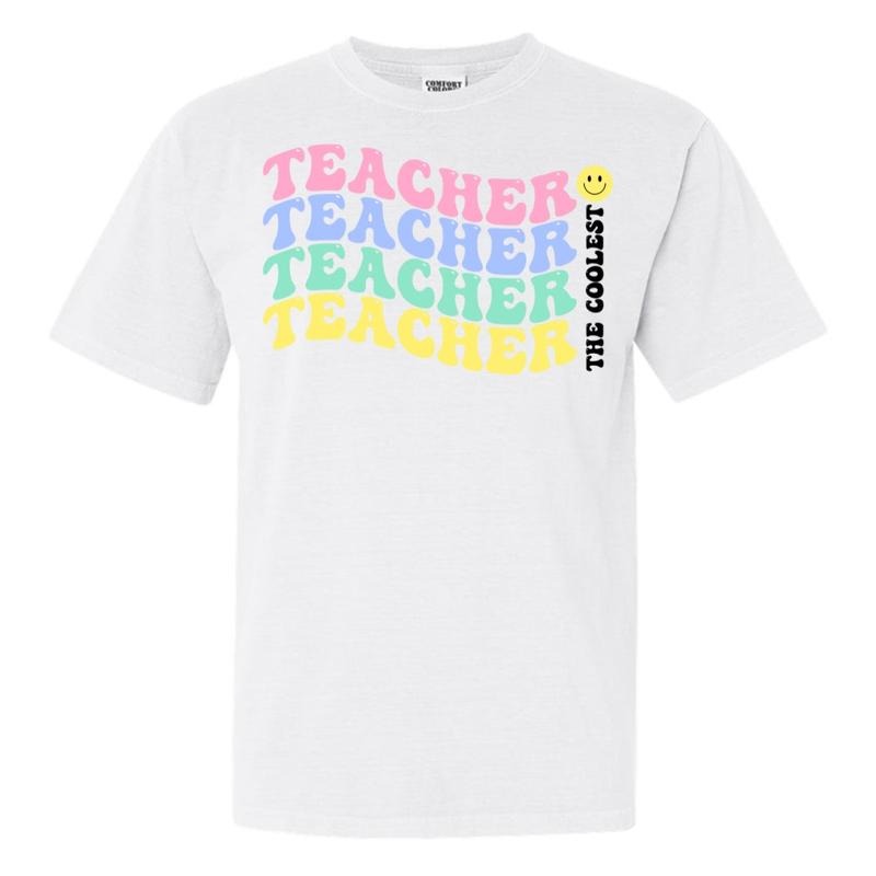 'Retro Teacher' Choose Your Grade Subject - Adult & Kids T-Shirts, Sweatshirts & Hoodies apparel design preview 1