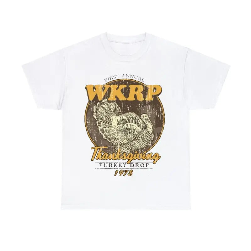 Retro Turkey Drop Vintage Thanksgiving Classic - Adult & Kids T-Shirts, Sweatshirts & Hoodies apparel design preview 1