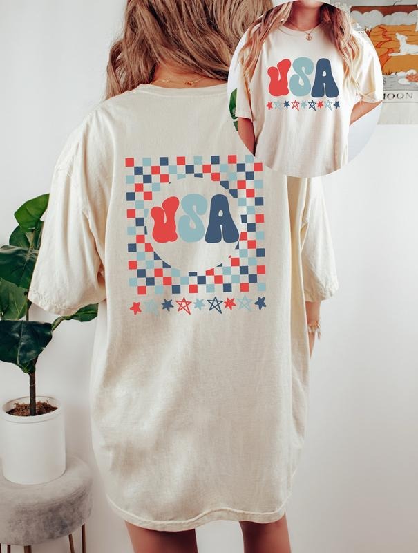 Retro Usa 4th July Funny Fourth America Patriotic - Adult & Kids T-Shirts, Sweatshirts & Hoodies apparel design preview 1