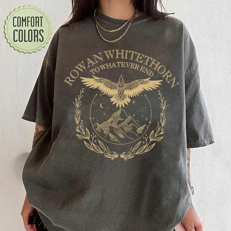 Retro Whitethorn Vintage Throne Glass Rowan Bookish - Adult & Kids T-Shirts, Sweatshirts & Hoodies apparel design preview 1