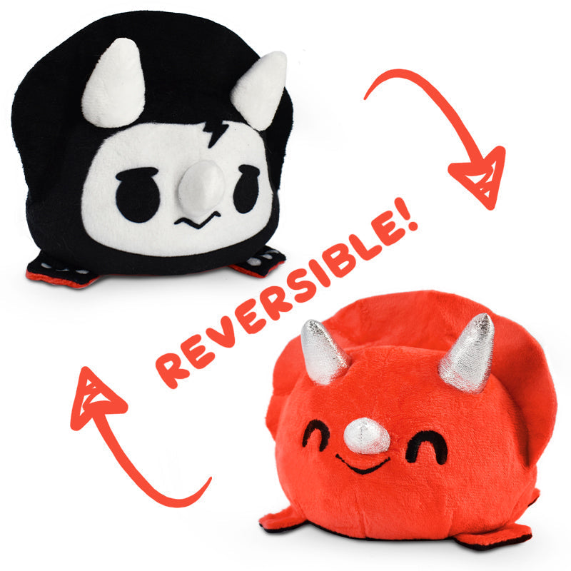 TeeTurtle Reversible Triceratops Plushie (Skeleton) - Adult & Kids T-Shirts, Sweatshirts & Hoodies apparel design preview 1