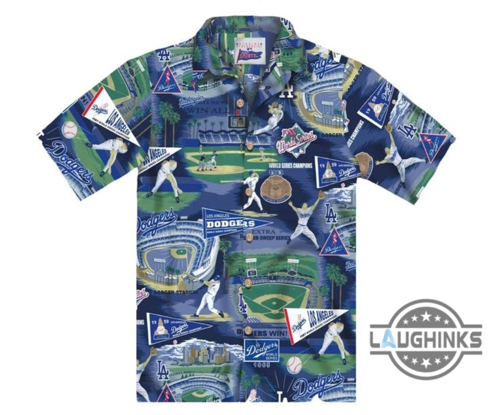 Reyn Spooner Los Angeles Dodgers World Series - Adult & Kids T-Shirts, Sweatshirts & Hoodies apparel design preview 1