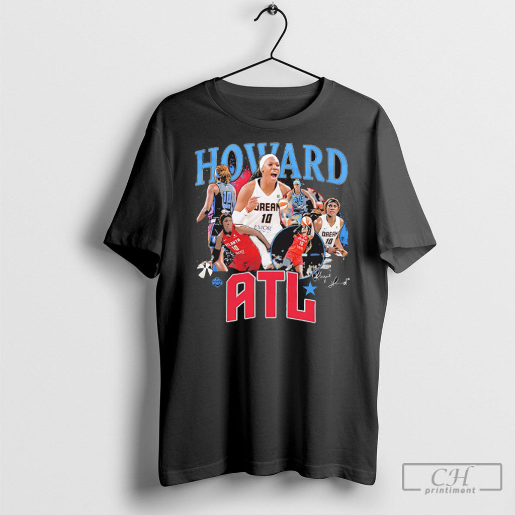 Rhyne Howard Atlanta Dream Wnba All Star Signature - Adult & Kids T-Shirts, Sweatshirts & Hoodies apparel design preview 1