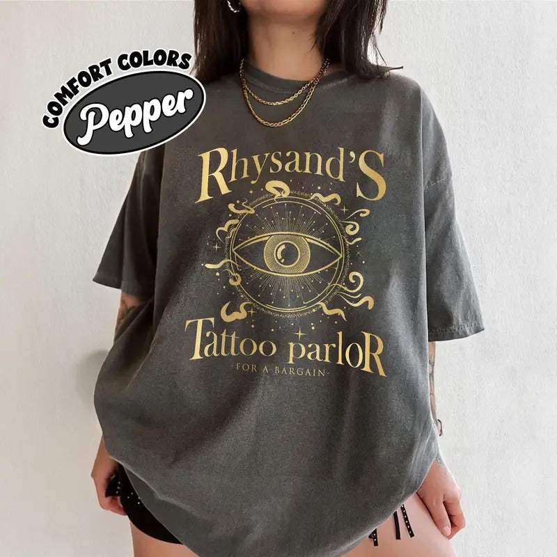 Rhysand'S Tattoo Parlor Rhysand Fan Acotar Velaris - Adult & Kids T-Shirts, Sweatshirts & Hoodies apparel design preview 1