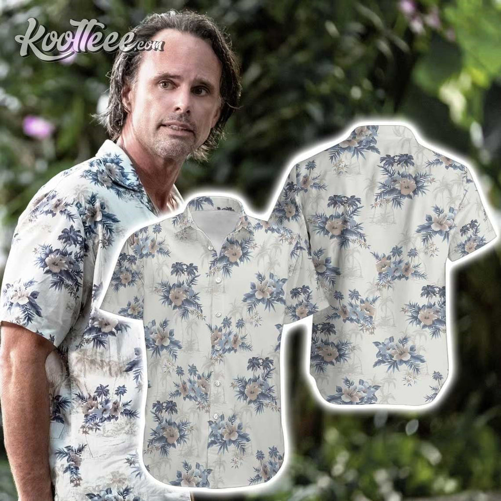 Rick Hatchett White Lotus Season 3 Floral Hawaiian - Adult & Kids T-Shirts, Sweatshirts & Hoodies apparel design preview 1