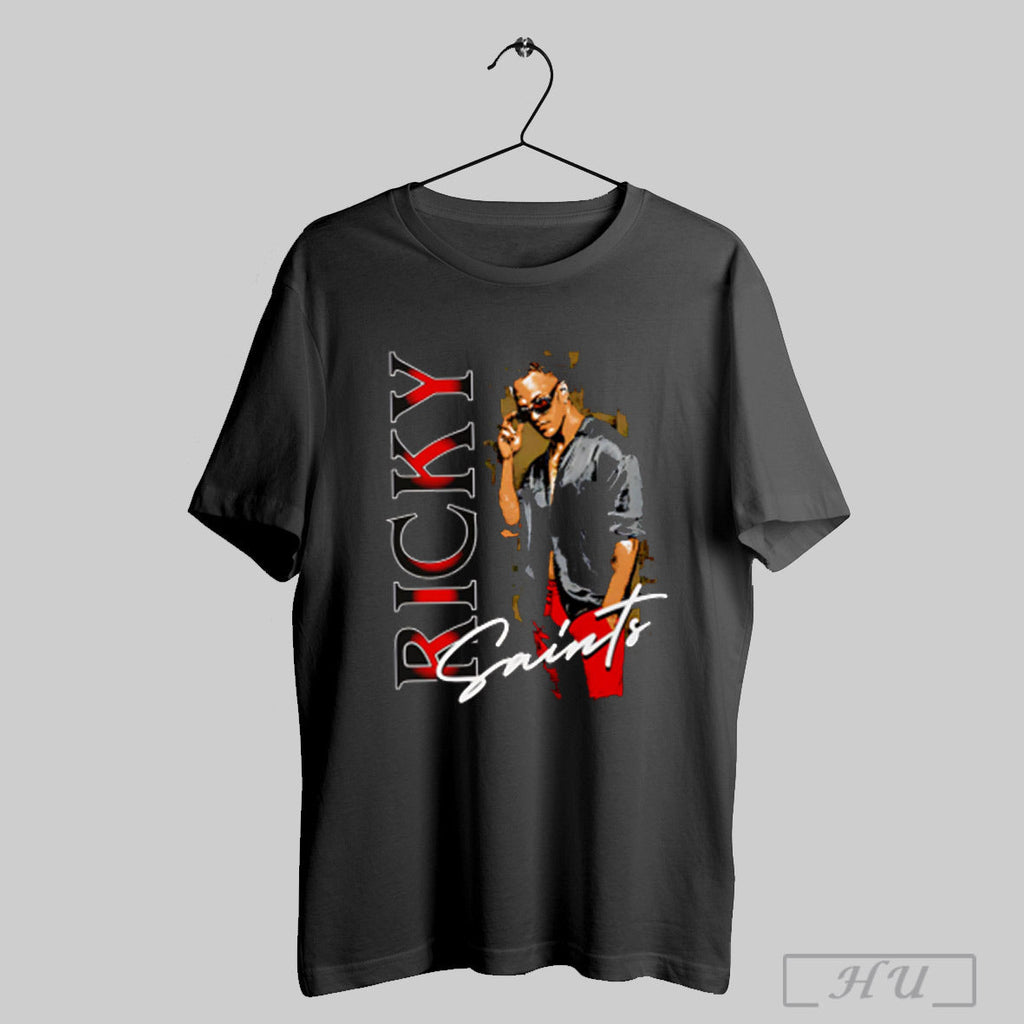 Ricky Saints Vertical Name - Adult & Kids T-Shirts, Sweatshirts & Hoodies apparel design preview 1