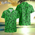 Riddler Supervillain Green Hawaiian - Adult & Kids T-Shirts, Sweatshirts & Hoodies apparel design preview 1