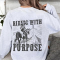 Riding Purpose Christian Western Cowgirl Religious - Adult & Kids T-Shirts, Sweatshirts & Hoodies apparel design preview 1