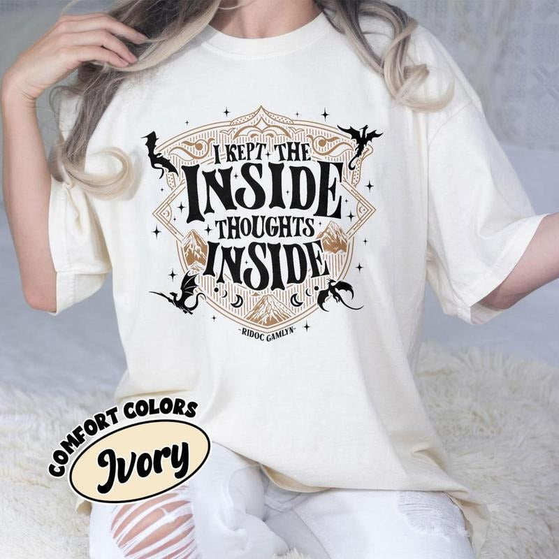 Ridoc Quest Squad I Kept Inside Thoughts Onyx Storm - Adult & Kids T-Shirts, Sweatshirts & Hoodies apparel design preview 1