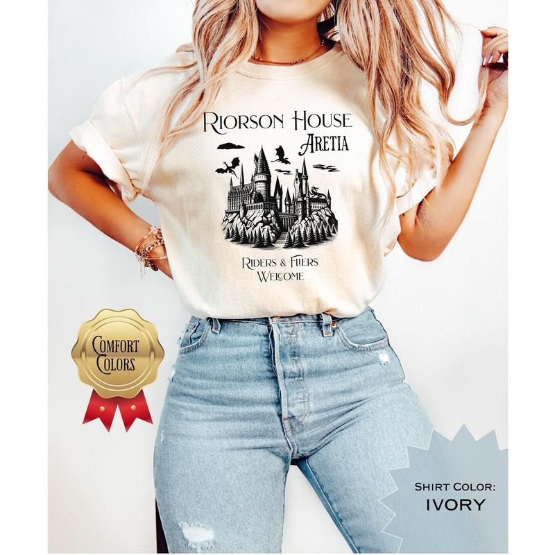 Riorson House Smut Books Iron Flame Fourth Wing - Adult & Kids T-Shirts, Sweatshirts & Hoodies apparel design preview 1