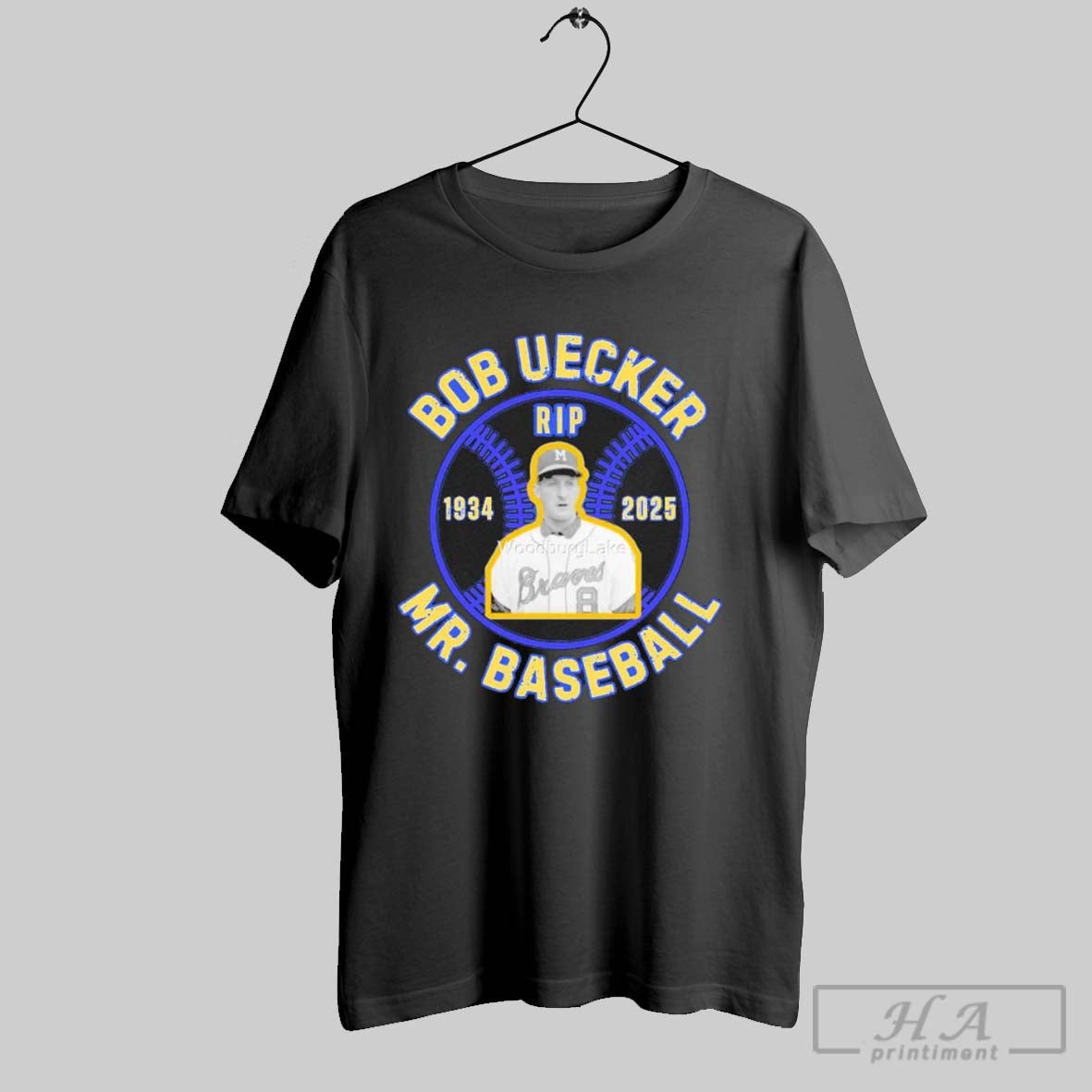 Rip Bob Uecker 1934 2025 Mr Basketball - Adult & Kids T-Shirts, Sweatshirts & Hoodies apparel design preview 1