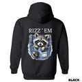 Rizz 'Em Cute Raccoon Peeking Out Pocket Fun Cozy - Adult & Kids T-Shirts, Sweatshirts & Hoodies apparel design preview 1